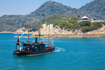 平成いろは丸と仙酔島